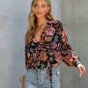 Clothing * | Dres-001 Sweet Summertime Good Intentions Floral Drape Top