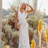 Clothing * | Luxx-001 Beauty Never Fades Lace Maxi Dress White Final Sale Special Event