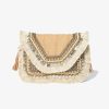 Bags * | Shas-001 Resort Shop Shashi Leela Clutch Natural