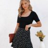 Clothing * | Dres-001 Bottoms Filipa Floral Mini Skirt Black Final Sale