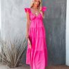 Clothing * | Endl-001 Caprice Tiered Ruffle Maxi Dress Final Sale