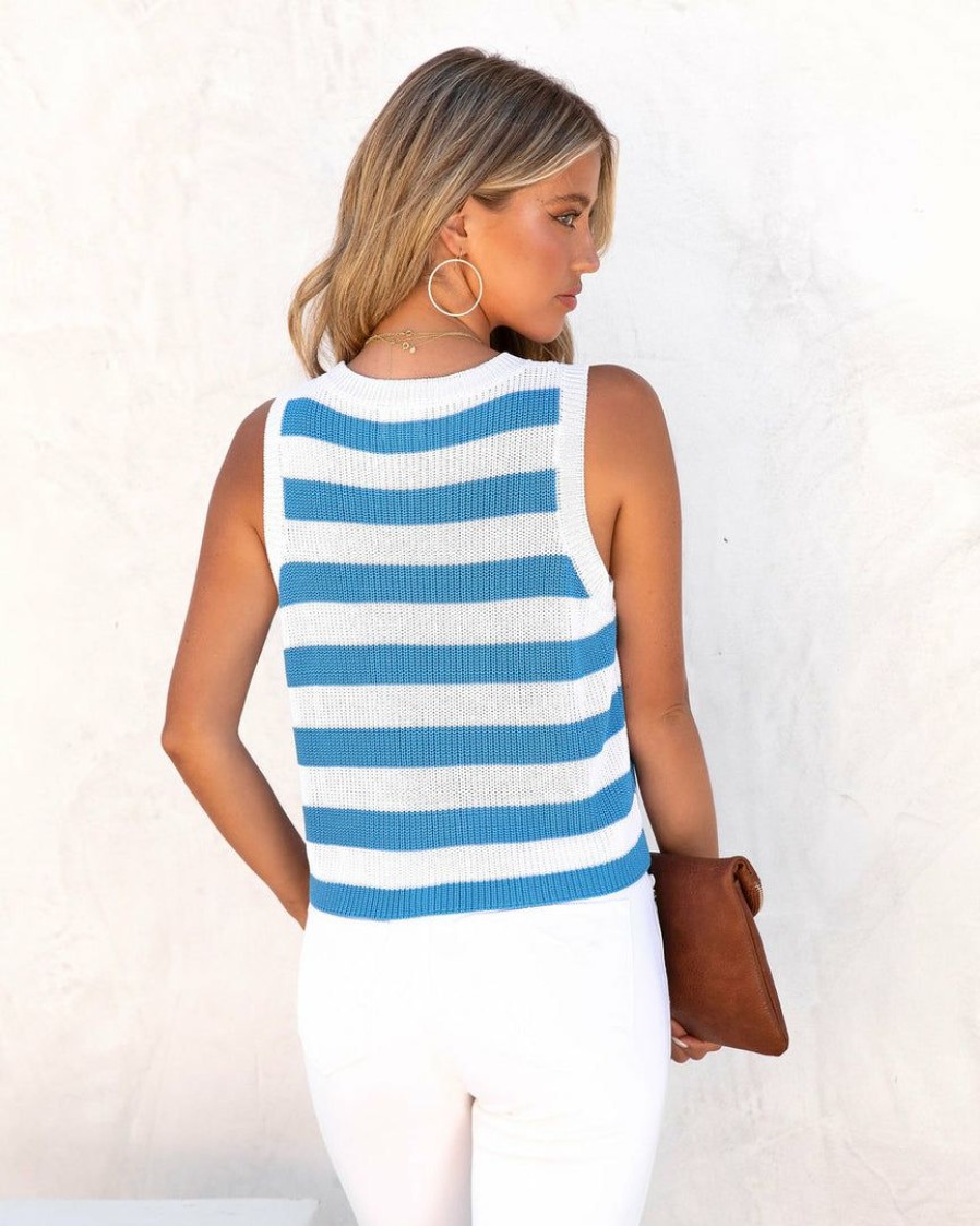 Clothing * | Dee-001 Shellbie Knit Striped Tank