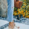 Shoes * | Fort-001 Kolby Jute Espadrille Wedge Mule