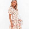 Clothing * | Aeom-001 Alessandrini Tiered Floral Mini Dress Final Sale Sweet Summertime