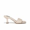 Shoes * | Prim-001 Shoes Wanda Woven Square Toe Heeled Sandal Final Sale