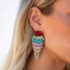 Jewelry * | Acce-001 Soliel Drop Earrings Multi Color