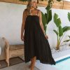 Clothing * | Love-003 Del Mar Pocketed High Low Maxi Dress Final Sale The Vacation Shop