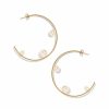 Jewelry * | Acce-001 Gracie Pearl Hoops