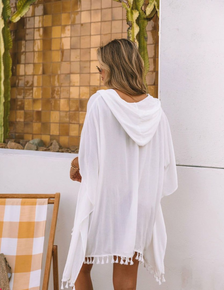 Clothing * | Love-003 The Vacation Shop Del Arco Hooded Cover-Up Dress