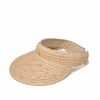 Accessories * | Succ-001 The Vacation Shop Island Time Straw Visor Final Sale